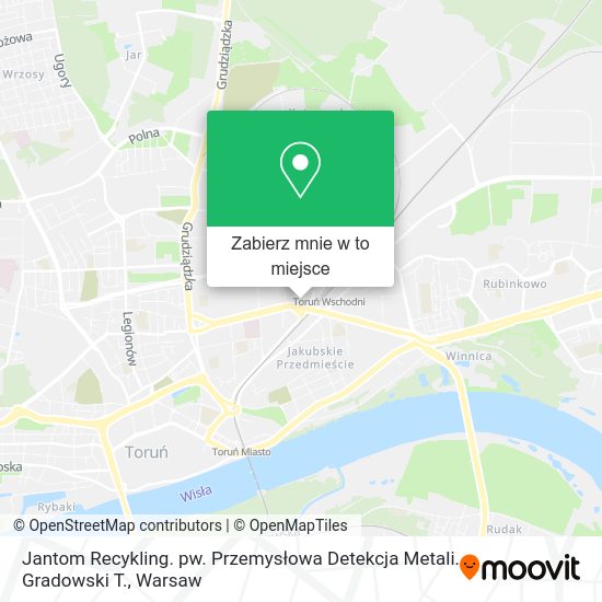 Mapa Jantom Recykling. pw. Przemysłowa Detekcja Metali. Gradowski T.