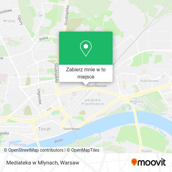 Mapa Mediateka w Młynach