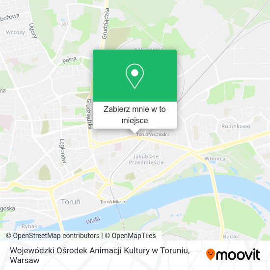 Mapa Wojewódzki Ośrodek Animacji Kultury w Toruniu