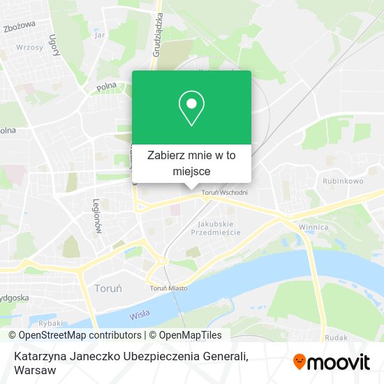 Mapa Katarzyna Janeczko Ubezpieczenia Generali