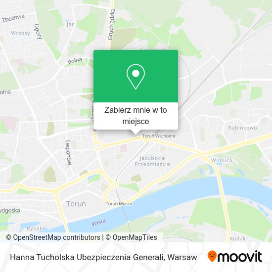 Mapa Hanna Tucholska Ubezpieczenia Generali