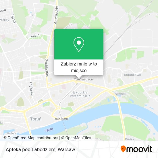 Mapa Apteka pod Labedziem