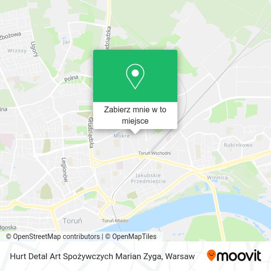 Mapa Hurt Detal Art Spożywczych Marian Zyga