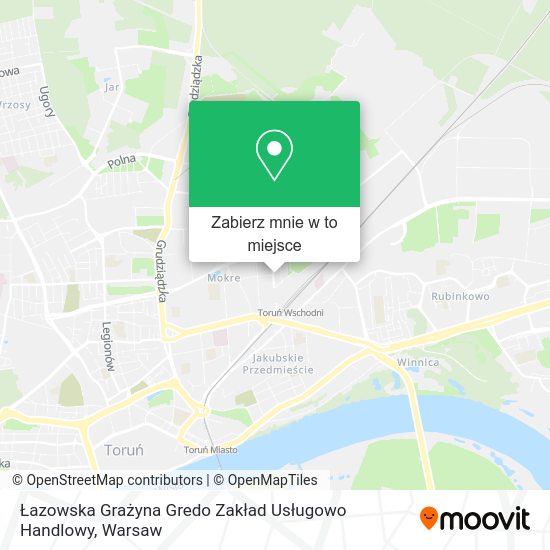 Mapa Łazowska Grażyna Gredo Zakład Usługowo Handlowy