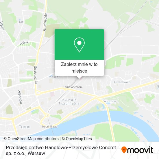 Mapa Przedsiębiorstwo Handlowo-Przemysłowe Concret sp. z o.o.