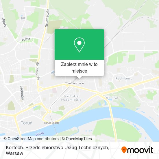 Mapa Kortech. Przedsiębiorstwo Usług Technicznych