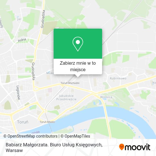 Mapa Babiarz Małgorzata. Biuro Usług Księgowych