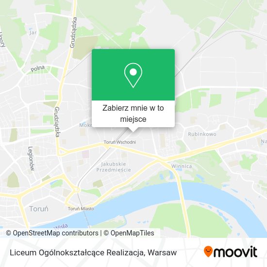 Mapa Liceum Ogólnokształcące Realizacja