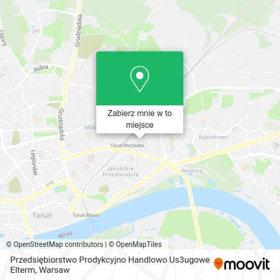 Mapa Przedsiębiorstwo Prodykcyjno Handlowo Us3ugowe Elterm