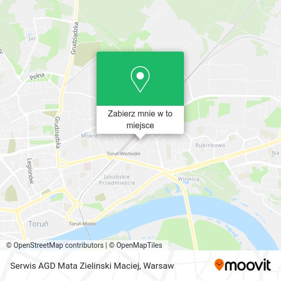 Mapa Serwis AGD Mata Zielinski Maciej