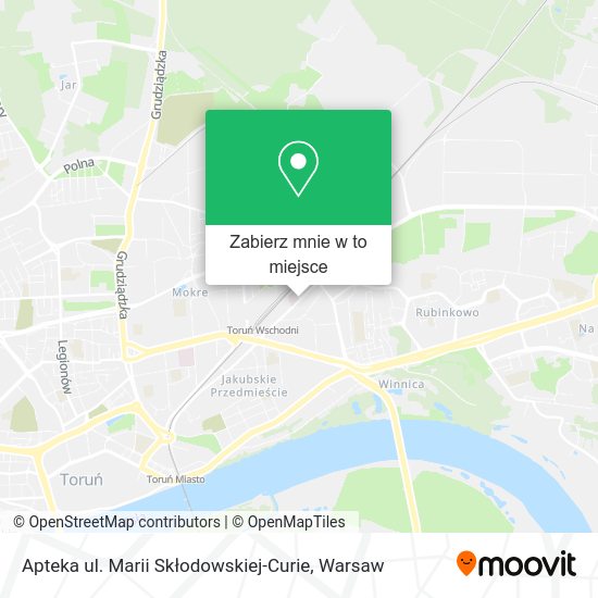 Mapa Apteka ul. Marii Skłodowskiej-Curie