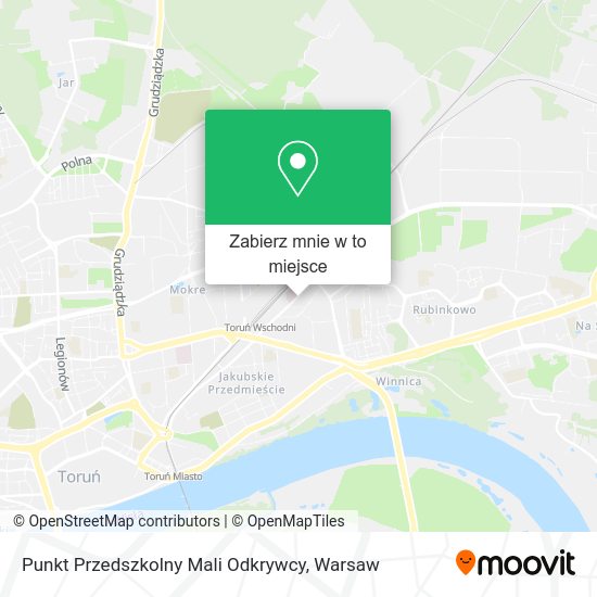 Mapa Punkt Przedszkolny Mali Odkrywcy