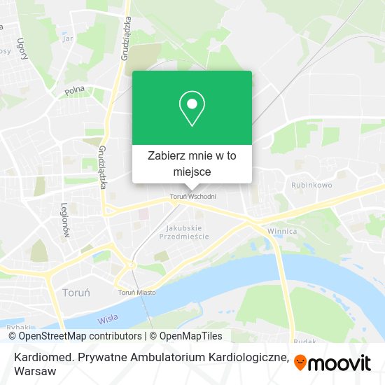 Mapa Kardiomed. Prywatne Ambulatorium Kardiologiczne