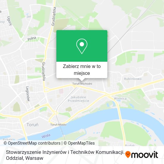 Mapa Stowarzyszenie Inżynierów i Techników Komunikacji. Oddział