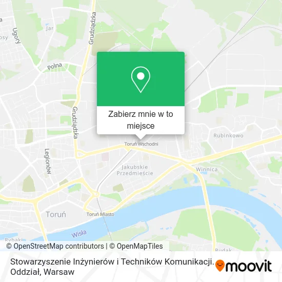 Mapa Stowarzyszenie Inżynierów i Techników Komunikacji. Oddział