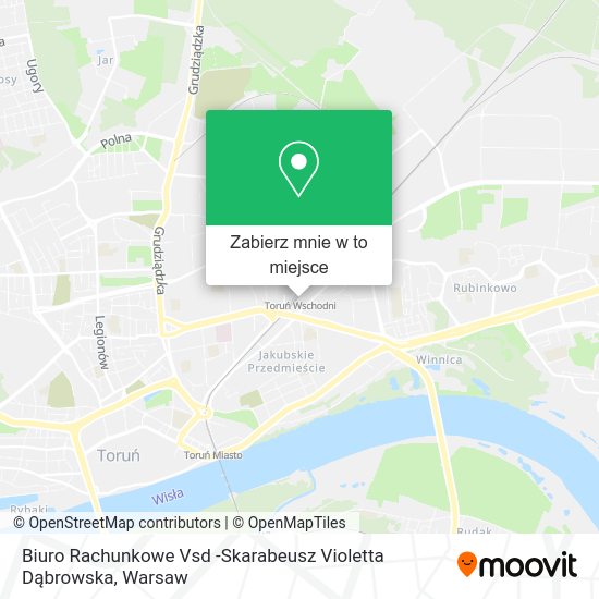 Mapa Biuro Rachunkowe Vsd -Skarabeusz Violetta Dąbrowska