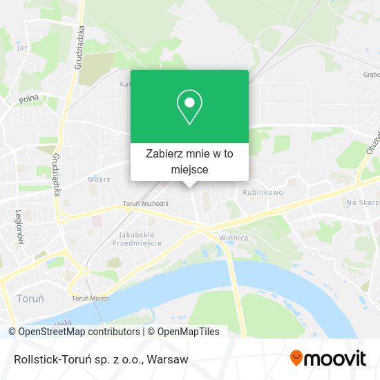 Mapa Rollstick-Toruń sp. z o.o.