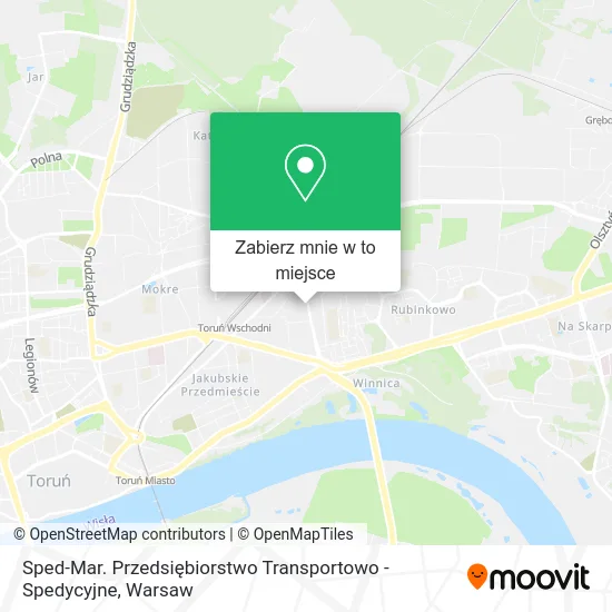 Mapa Sped-Mar. Przedsiębiorstwo Transportowo - Spedycyjne