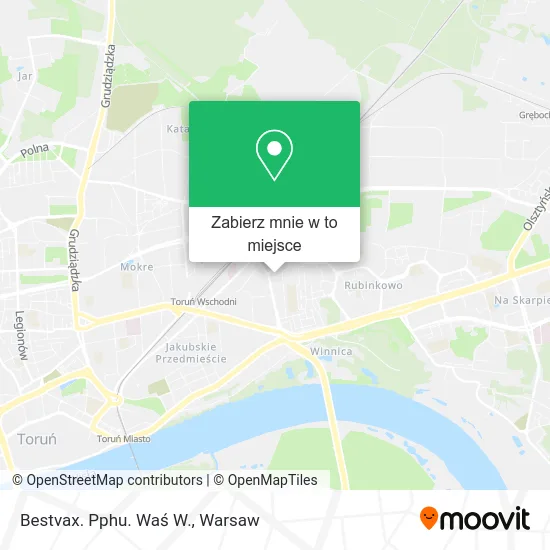 Mapa Bestvax. Pphu. Waś W.