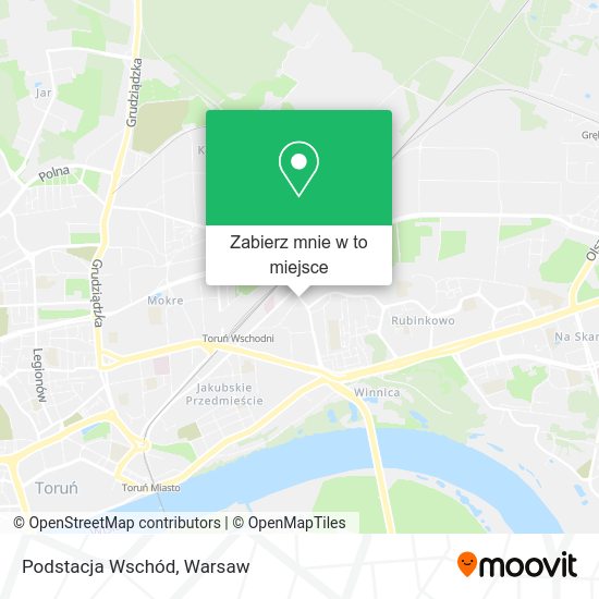 Mapa Podstacja Wschód