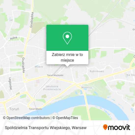 Mapa Spółdzielnia Transportu Wiejskiego