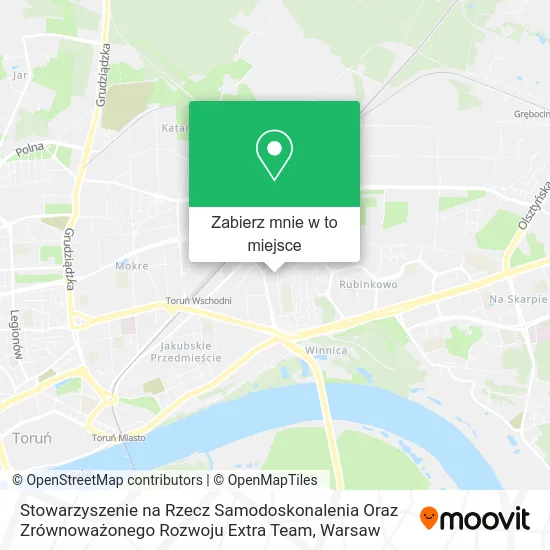 Mapa Stowarzyszenie na Rzecz Samodoskonalenia Oraz Zrównoważonego Rozwoju Extra Team