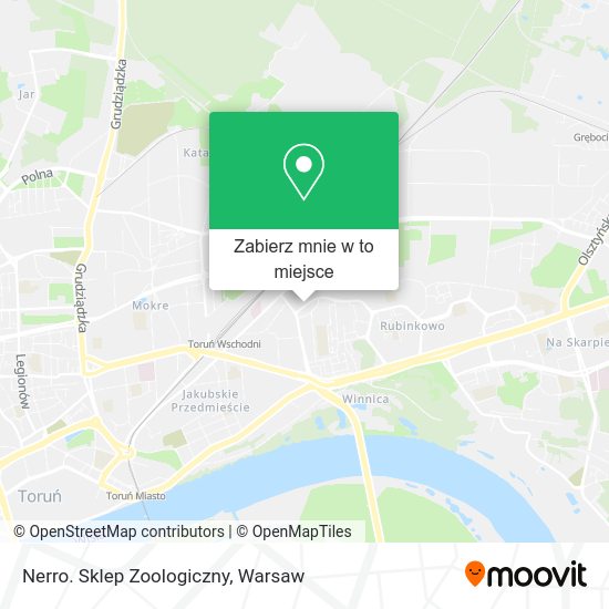 Mapa Nerro. Sklep Zoologiczny