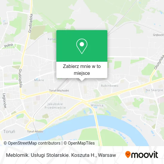 Mapa Meblomik. Usługi Stolarskie. Koszuta H.
