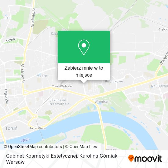 Mapa Gabinet Kosmetyki Estetycznej, Karolina Górniak