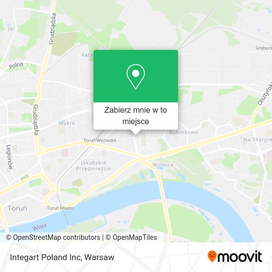 Mapa Integart Poland Inc