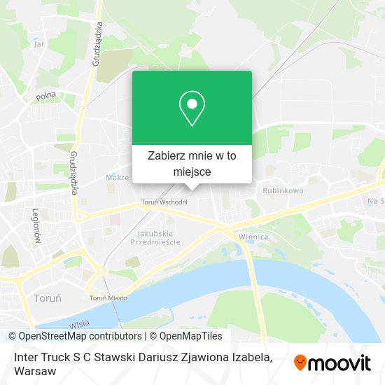 Mapa Inter Truck S C Stawski Dariusz Zjawiona Izabela