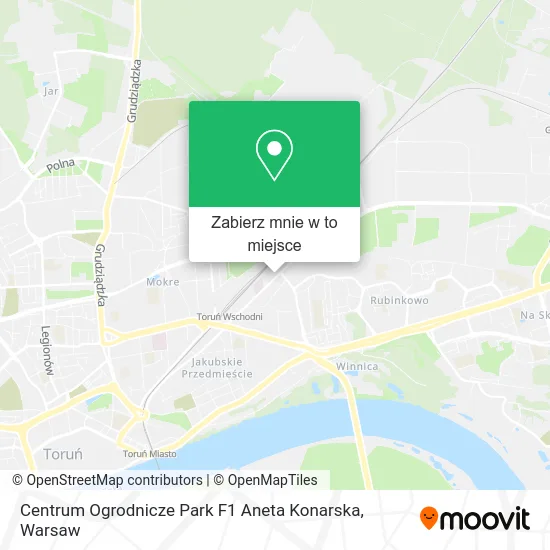 Mapa Centrum Ogrodnicze Park F1 Aneta Konarska