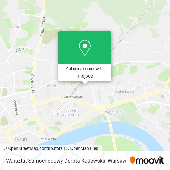 Mapa Warsztat Samochodowy Dorota Katlewska