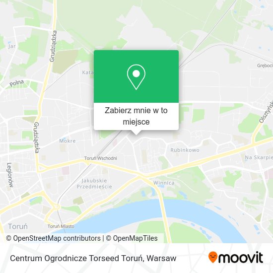 Mapa Centrum Ogrodnicze Torseed Toruń