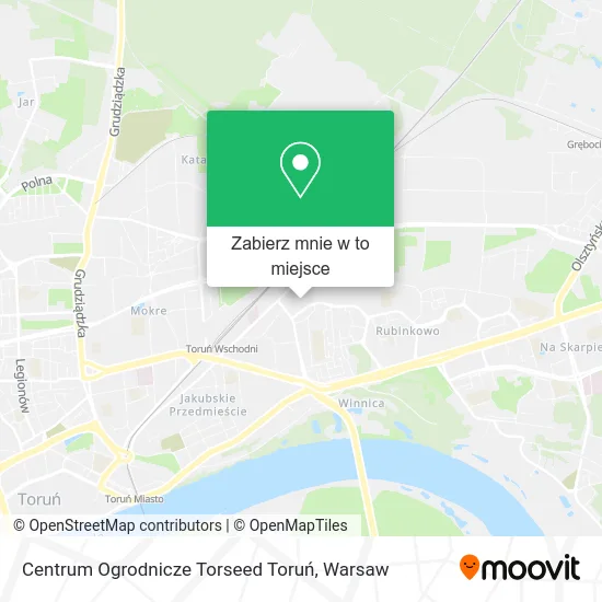 Mapa Centrum Ogrodnicze Torseed Toruń