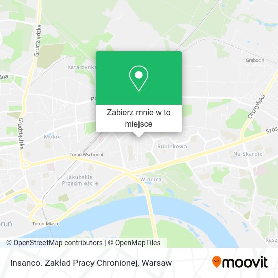 Mapa Insanco. Zakład Pracy Chronionej