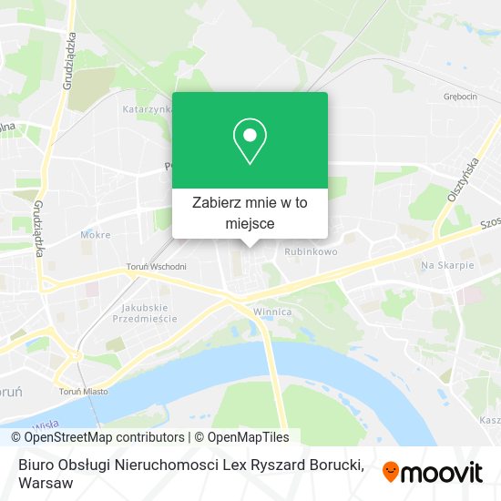 Mapa Biuro Obsługi Nieruchomosci Lex Ryszard Borucki