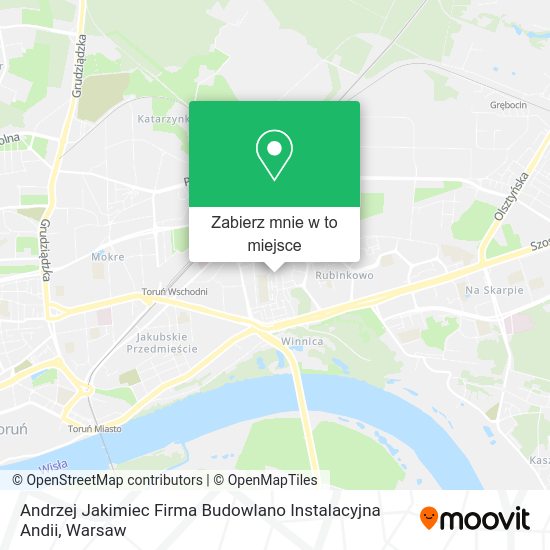 Mapa Andrzej Jakimiec Firma Budowlano Instalacyjna Andii