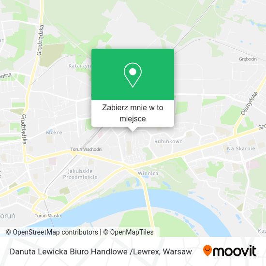 Mapa Danuta Lewicka Biuro Handlowe /Lewrex