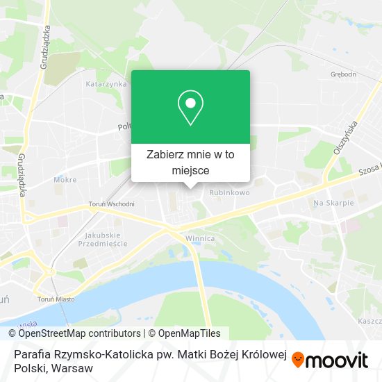 Mapa Parafia Rzymsko-Katolicka pw. Matki Bożej Królowej Polski