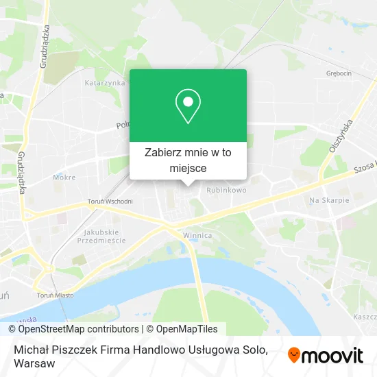 Mapa Michał Piszczek Firma Handlowo Usługowa Solo