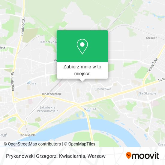 Mapa Prykanowski Grzegorz. Kwiaciarnia