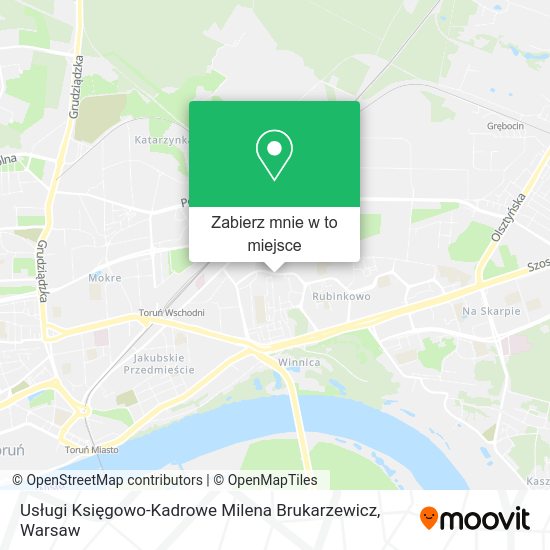 Mapa Usługi Księgowo-Kadrowe Milena Brukarzewicz