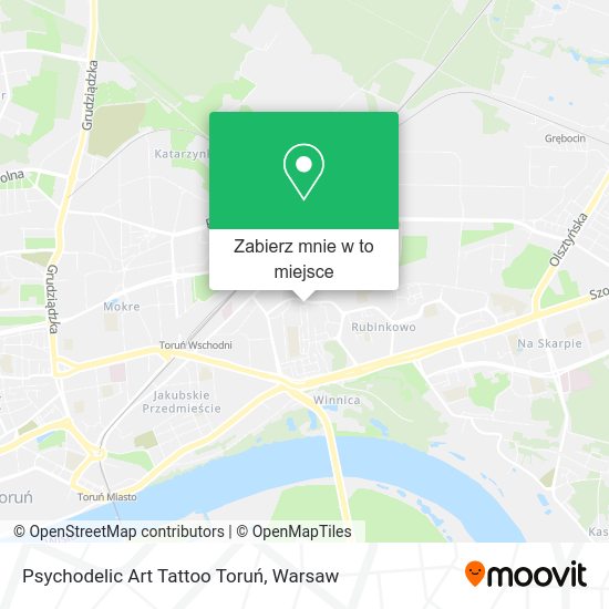 Mapa Psychodelic Art Tattoo Toruń