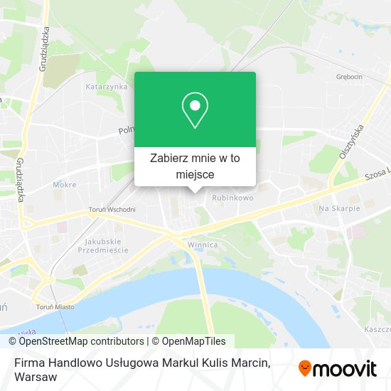 Mapa Firma Handlowo Usługowa Markul Kulis Marcin