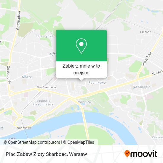 Mapa Plac Zabaw Złoty Skarboec