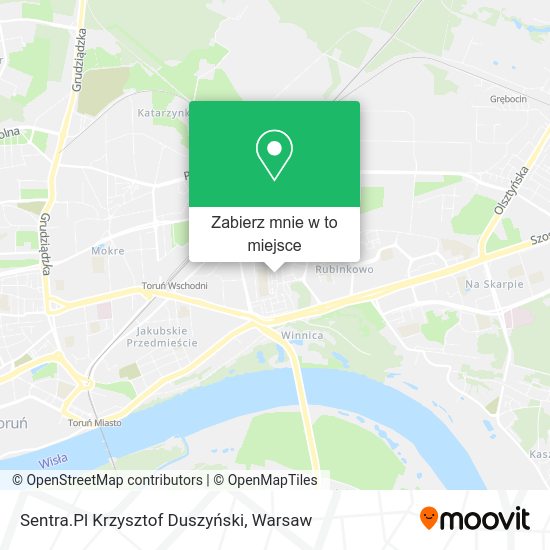 Mapa Sentra.Pl Krzysztof Duszyński