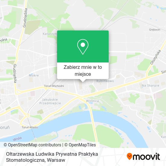 Mapa Ołtarzewska Ludwika Prywatna Praktyka Stomatologiczna