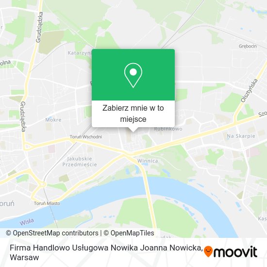 Mapa Firma Handlowo Usługowa Nowika Joanna Nowicka