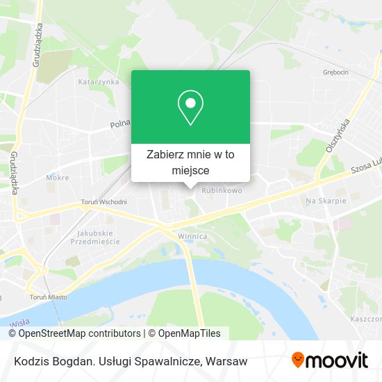 Mapa Kodzis Bogdan. Usługi Spawalnicze